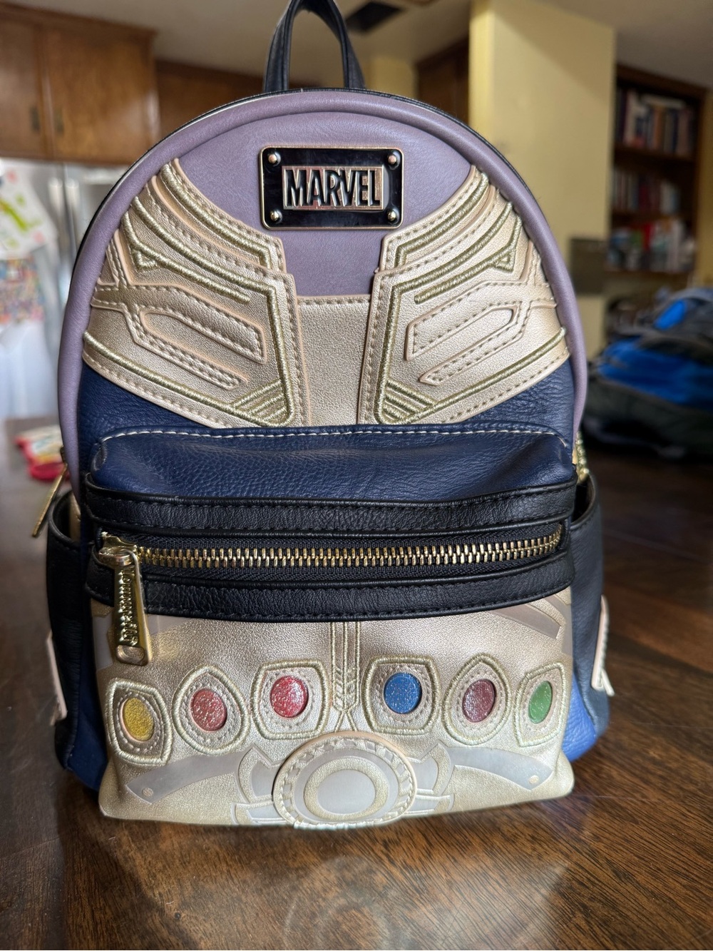 Lounge fly Marvel Mini Backpack with Infinity Gauntlet Gems